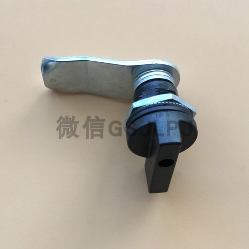 塑料旋钮黑色手柄圆柱锁