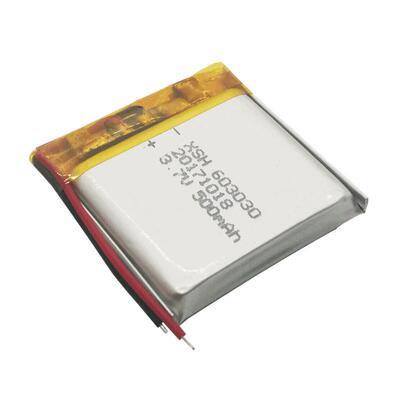 厂家直供 聚合物锂电池603030 500mAh 3.7v蓝牙音响电池定制