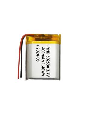 聚合物锂电池602530-400mAhLED蜡烛灯防丢器电池电子导航仪3.7V