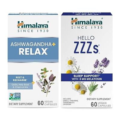 Himalaya Ashwagandha +Relax with Holy Basil for Relaxatio