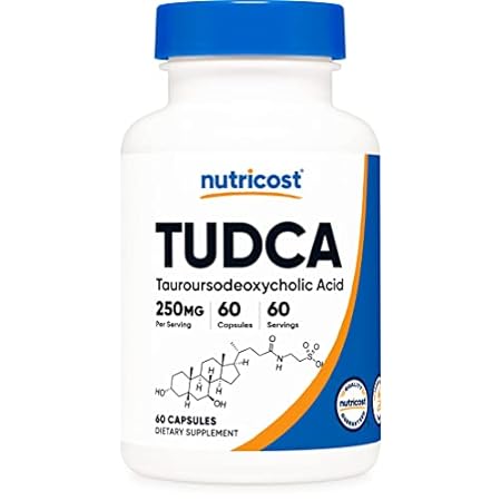 Nutricost Tudca 250mg， 60 Capsules(Tauroursodeoxycholic
