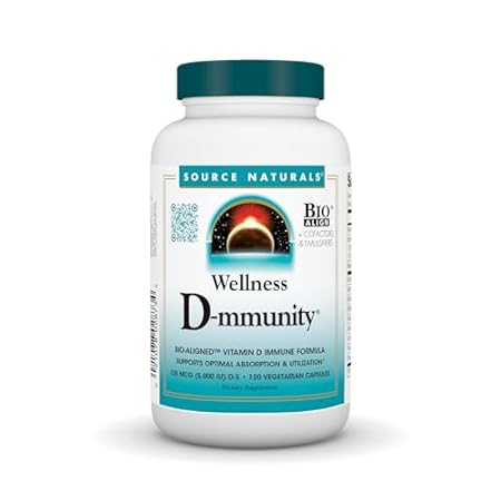 Source Naturals Wellness D-mmunity， Bio-Aligned Vitamin D