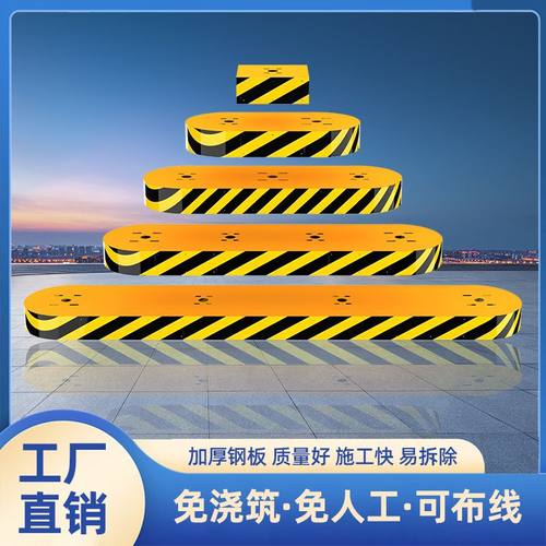 停车场道闸基础免浇筑钢