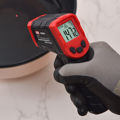 特安斯红外线测温仪TA600A+工业用油温枪测温枪厨房测水温温度计