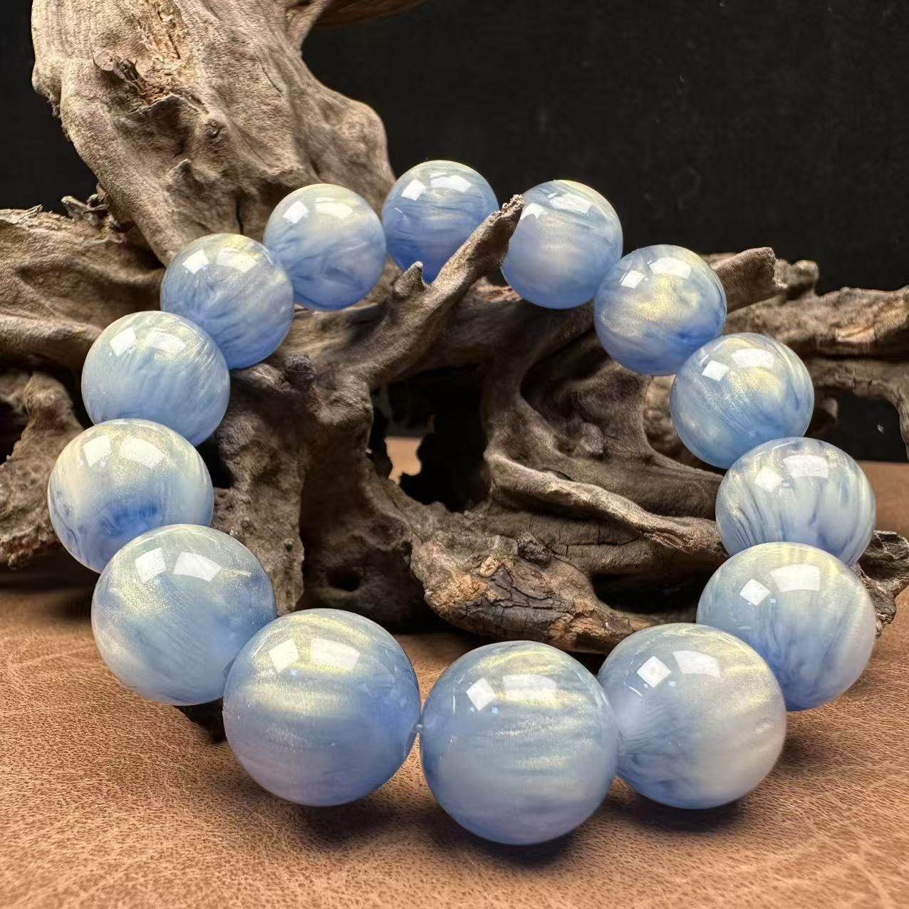 高颜值冰海蓝绡珠12-20mm树脂手串手链圆珠散珠彩珠DIY配件配饰,饰品/流行首饰/时尚饰品新,银饰手链,淘宝优惠券,粉丝福利购,淘宝优惠卷