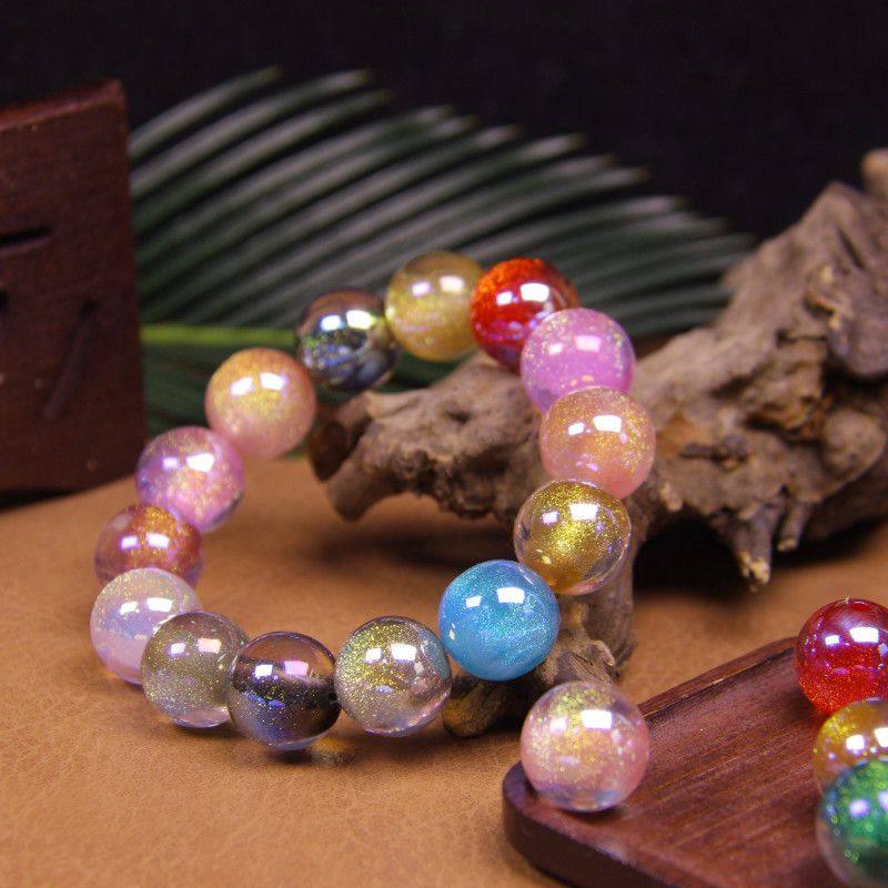 多彩树脂手链手串撞色爆闪小众设计百搭通勤显活力饰品diy配饰,饰品/流行首饰/时尚饰品新,银饰手链,淘宝优惠券,粉丝福利购,淘宝优惠卷