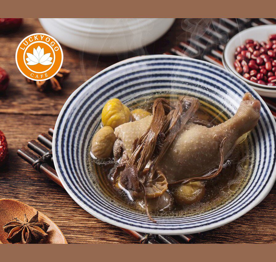 乐优谷茶树菇老鸭汤300g速食品调理料理包预制菜外卖快餐