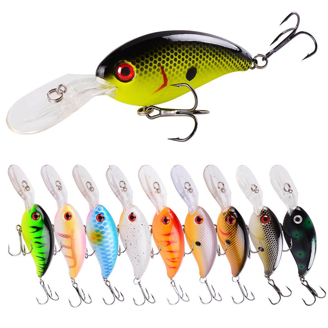 10pcs 14g 1.5g Crank Fishing Lure Bait Wobblers Pike Fishing