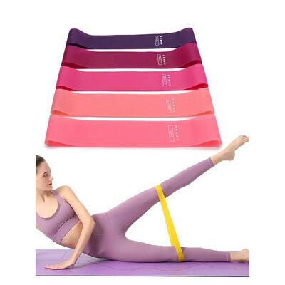 Portable Fitness Workout Equipment Rubber Resistance Bands Y