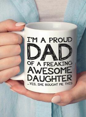 Ceramic (DAD) Coffee mug Creative gift mug for Father