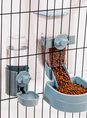 Automatic Pet Bowls Cage Hanging Feeder Pet Water Bottle Foo