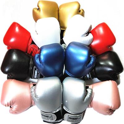 1 Pair Kids Boxing Gloves Training Sparring Gym Mitts