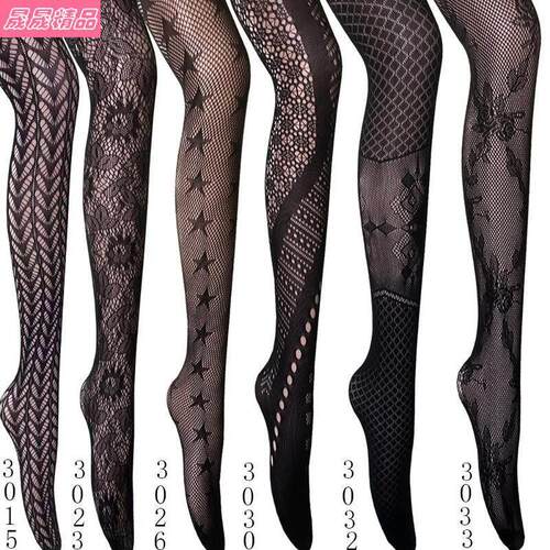 Transparent fishnet stockings pantyhose