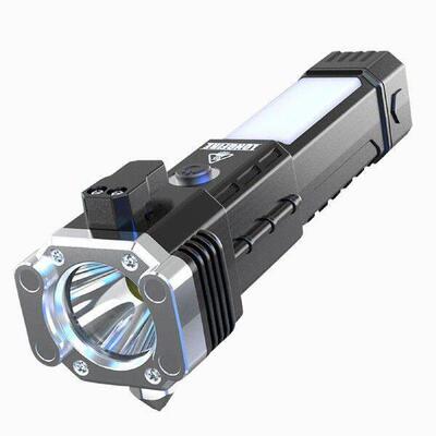 Car Safety Hammer Flashlight Multifunctional LED Strong