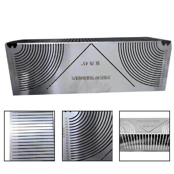 90 Degree Multi-func Square Tube Rounded Corner Ruler