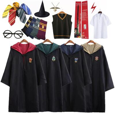Harry Potter Costume Magic Robes cosplay Halloween cape 斗篷