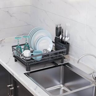 rack dish drain plate dry stainless cool steel