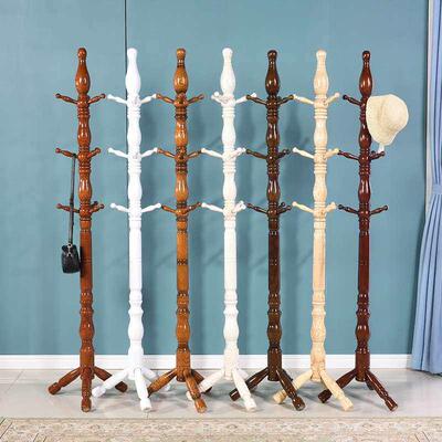 Shengtian Coat Rack All Solid Wood Floor Hanger Northeast As
