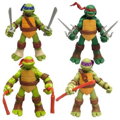 4pcs/Set Ninja Turtle Anime Figure Neca TMNT Limited Edition