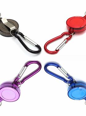 1PC Retractable Pull Keychain Badge Reel ID Lanyard Name Tag