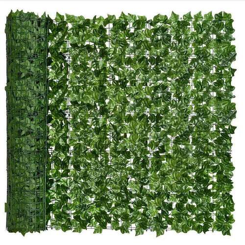 Artificial Ivy Fence Plant Grass Wall Panel Faux Green Leaf