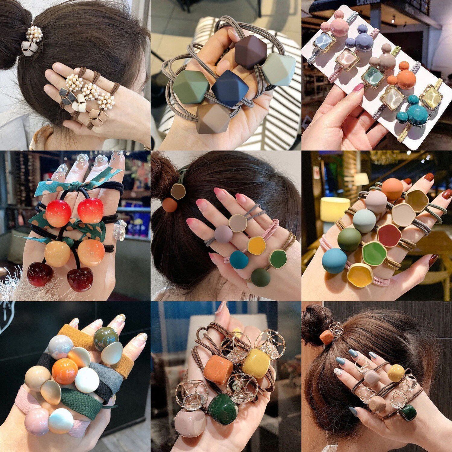 扎头绳女新款2021大人扎女网红发圈筋扎头发绳皮套头饰女学生时尚