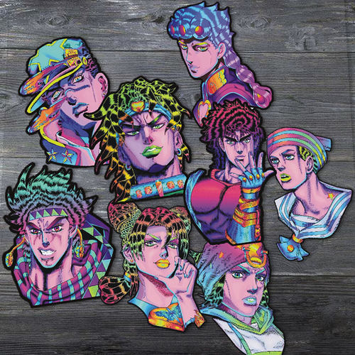 jojo奇妙冒险动漫贴纸反光车贴