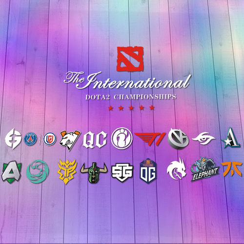 游戏DOTA2车贴国际邀请赛TI9 围战队标志LGD防水汽车电动车个性贴