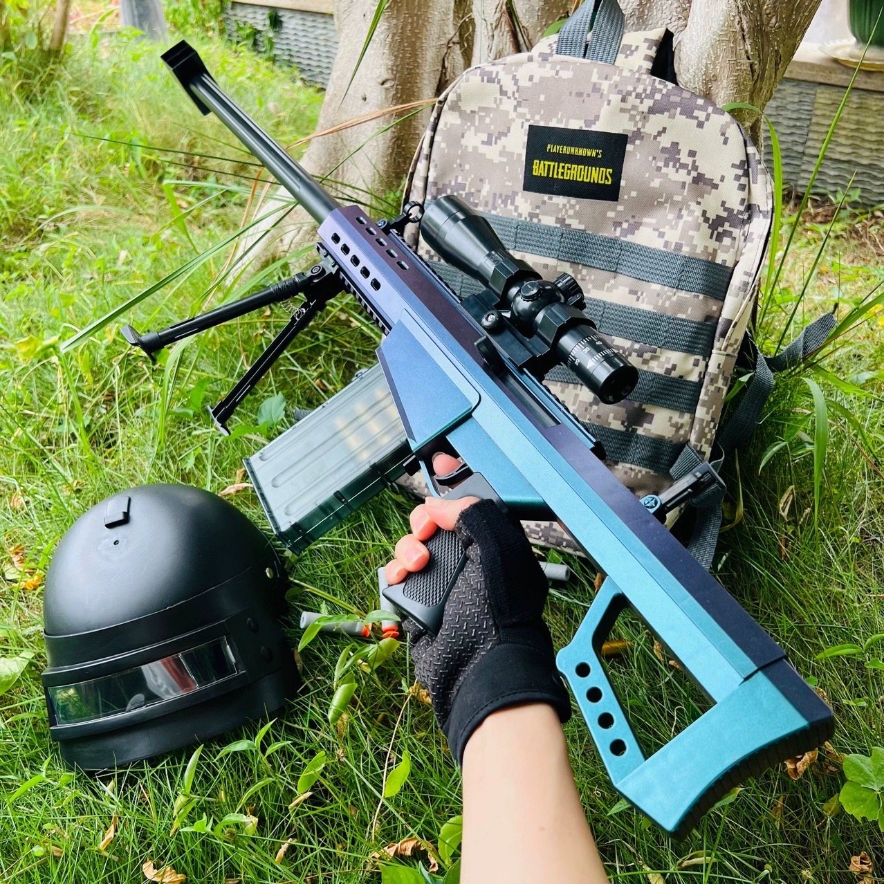 新款巴雷特抛壳软弹枪儿童玩具AWM狙击枪98k男孩礼物awm吃鸡