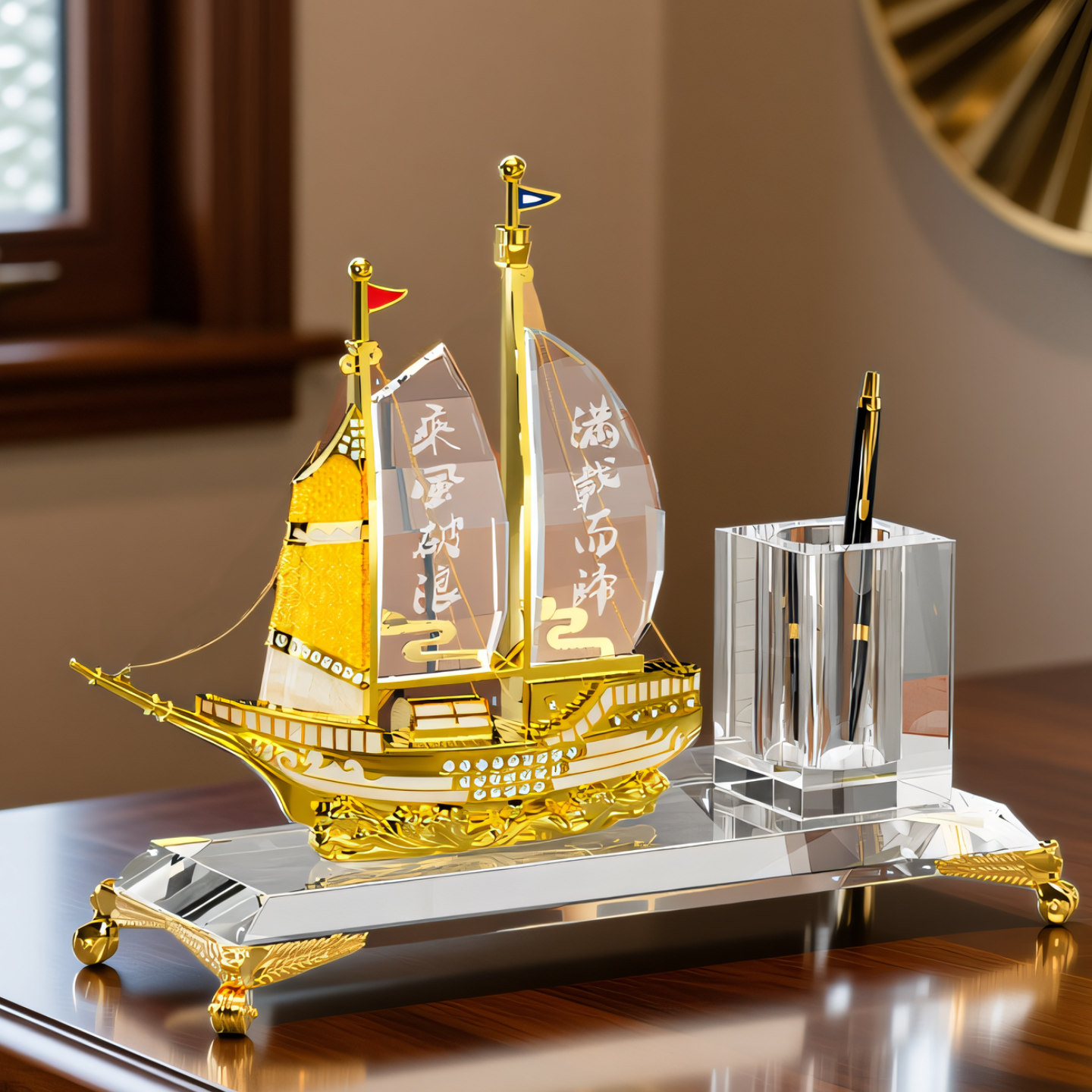 水晶玻璃装饰品桌面摆件乔尔乔内