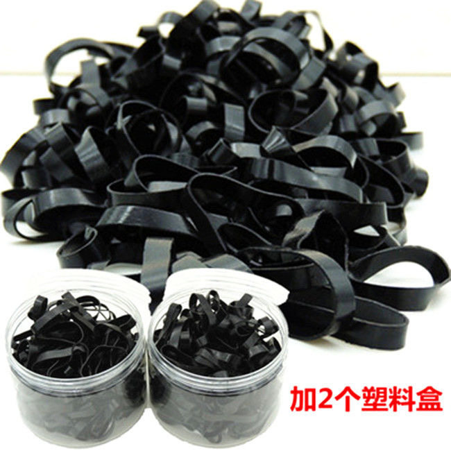 特大号皮筋黑大人用加宽透明儿童发圈加粗加厚象皮筋扎头发头绳女