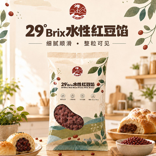 王后鲜岛水性红豆馅料