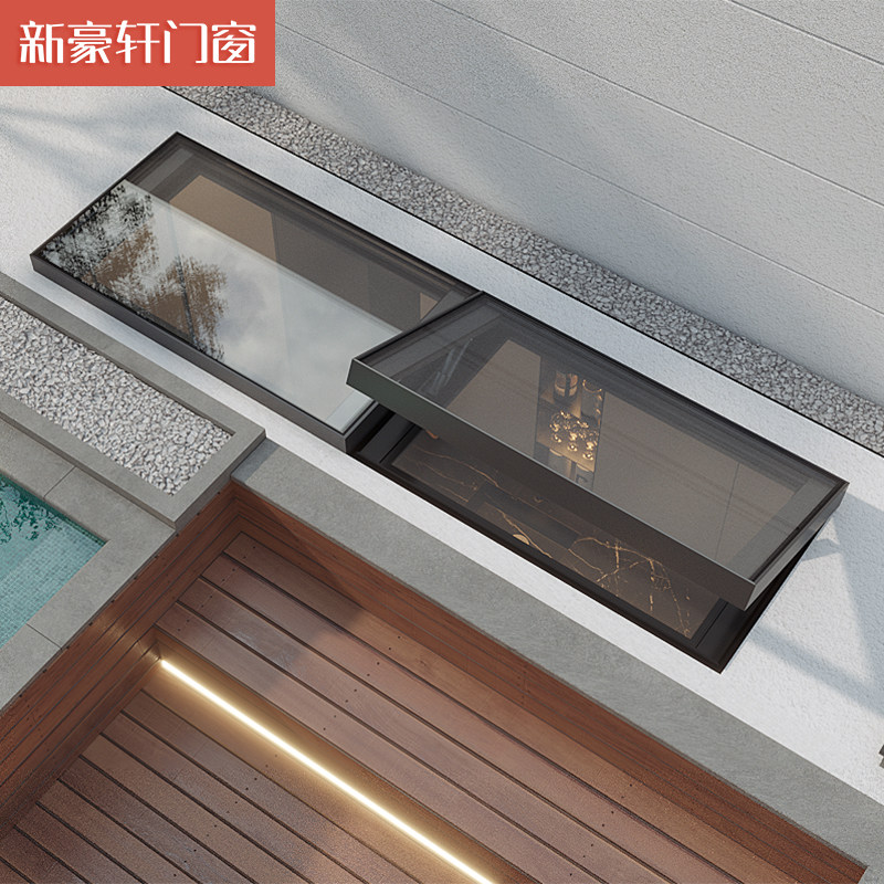 新豪轩 诚意金 览境电动天窗阳光房遮阳天窗别墅顶楼阁楼隔热天窗