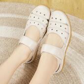 气质不累脚真皮软底包头妈妈鞋 大码 女款 外穿2026新款 女36 42凉鞋