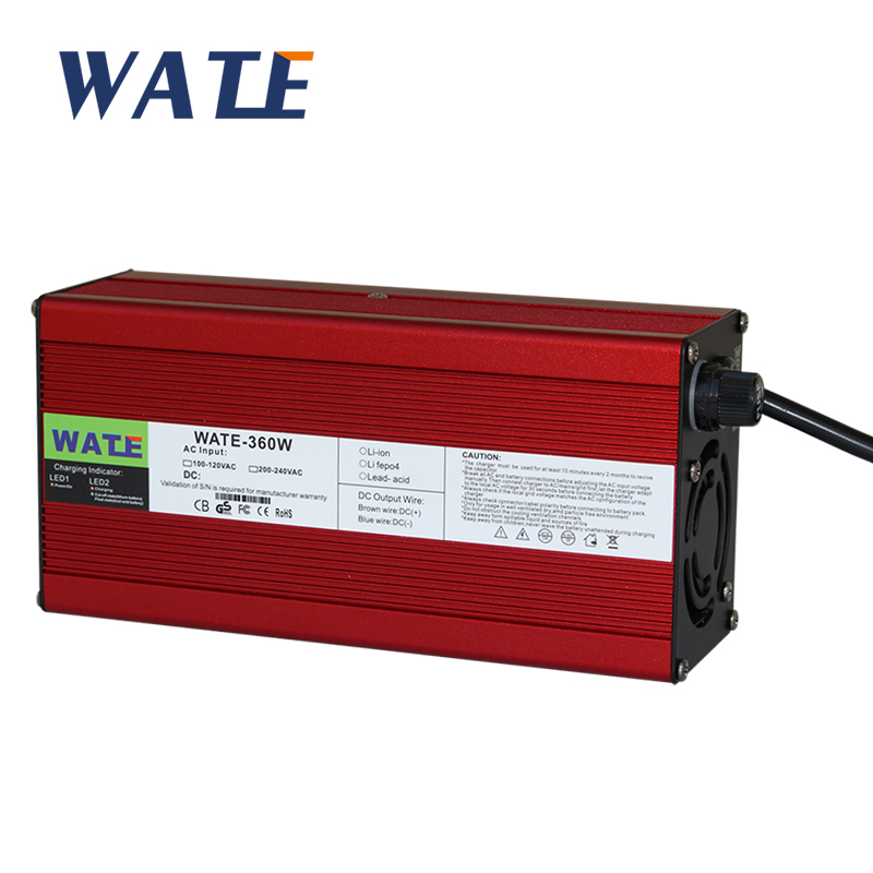 WATE12.6V12A15A20A充电器铝壳
