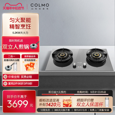 极大5.2KW仿生炭火COLMO