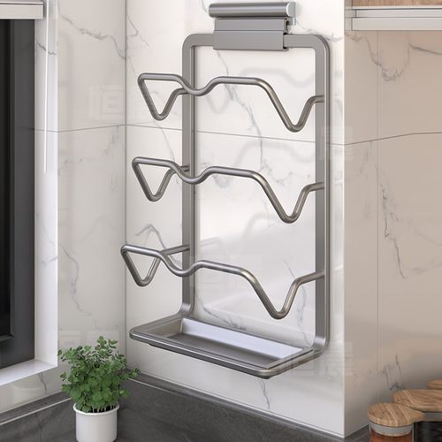 恒晨厨房置物架锅盖架免打孔