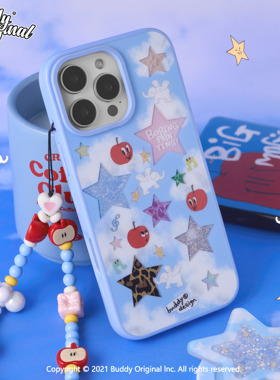 BUDDY原创奇幻天空适用iPhone17promax手机壳16pro苹果15高级保护套14/13双层磁吸可爱小众