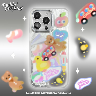 BUDDY原创儿童画iPhone16手机壳