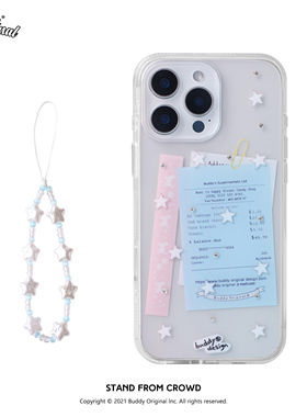 BUDDY原创钻石星星适用苹果iPhone16promax手机壳15pro高级14保护套双层可爱小众