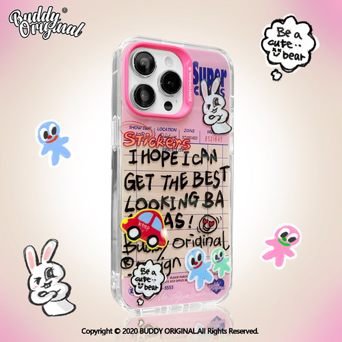 BUDDY原创门票涂鸦苹果17手机壳