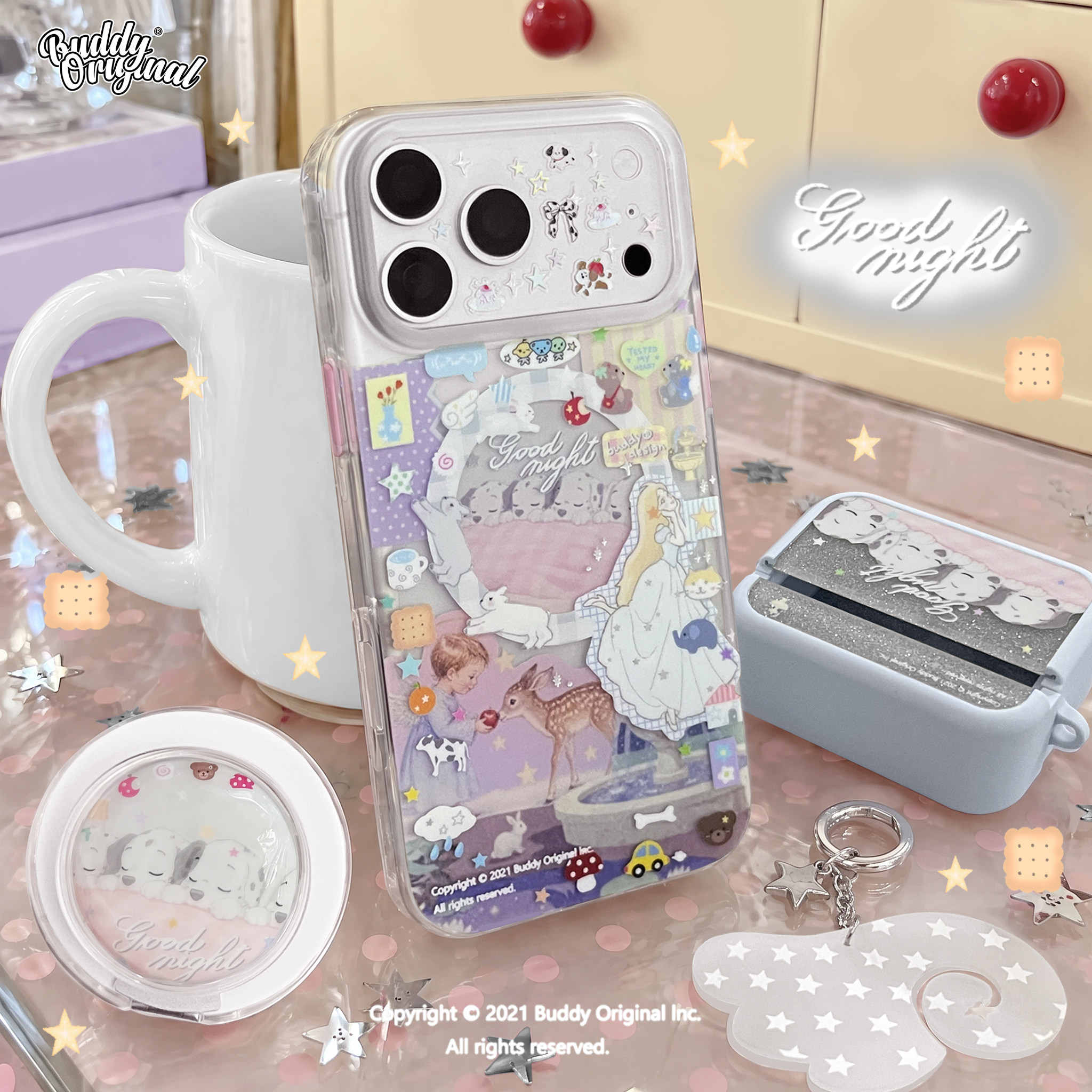Buddy原创睡睡狗适用iPhone18promax手机壳磁吸17pro苹果手机壳可爱16promax保护套个性18pro新款全包