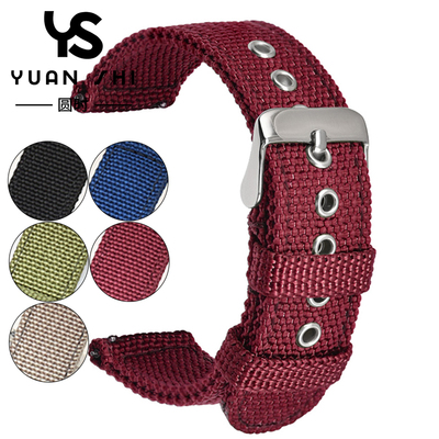 欧米茄帆布防水适配尼龙手表带