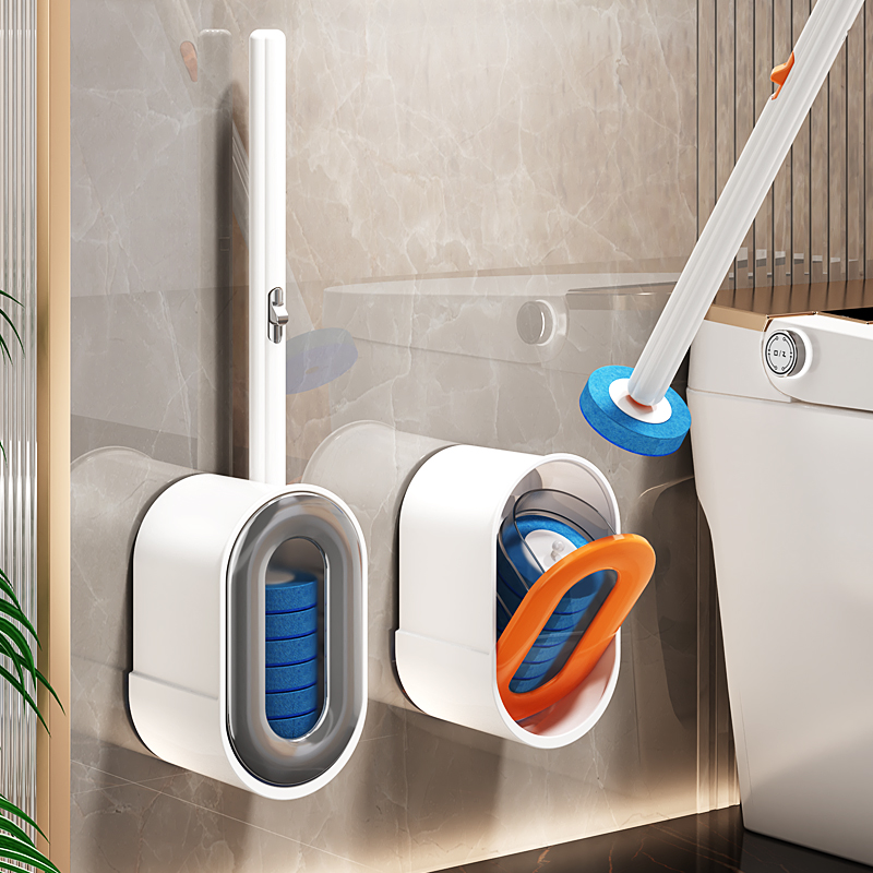 【自动开盖】一次性马桶刷套装