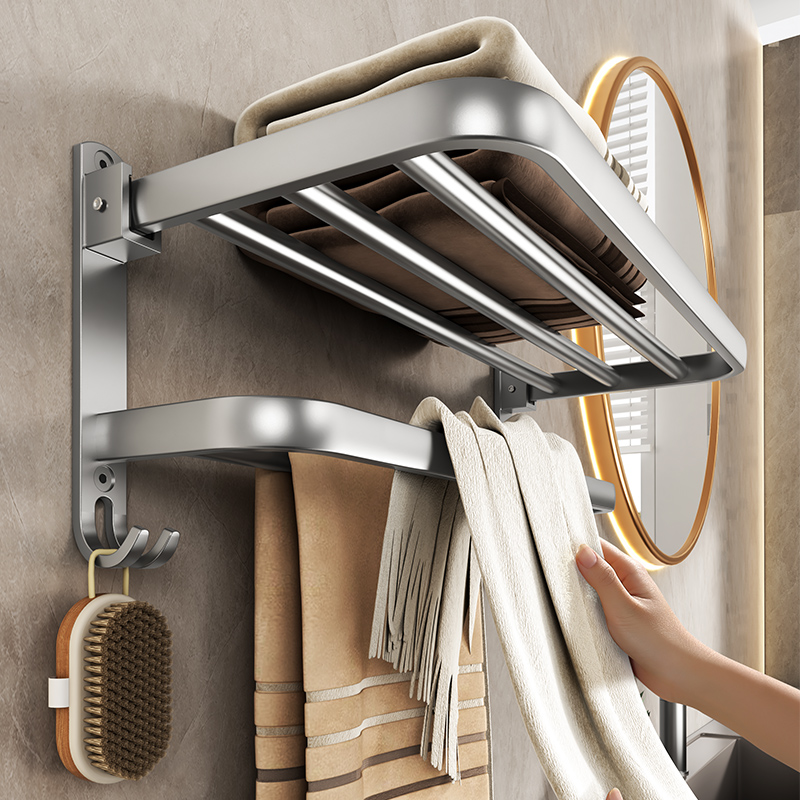 【掉落包赔】太空铝毛巾架卫生间