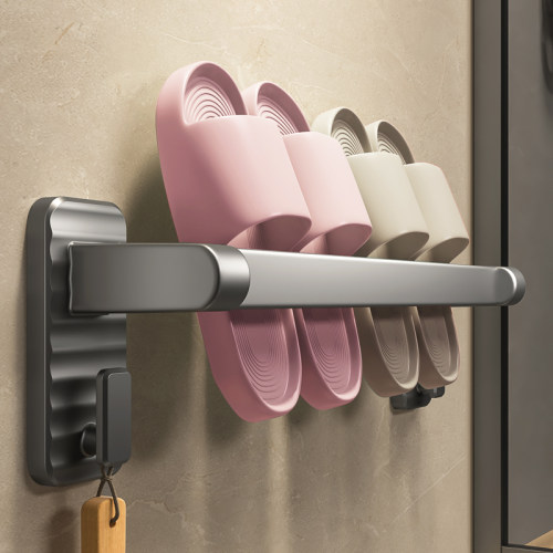 【掉落包赔】浴室免打孔拖鞋架