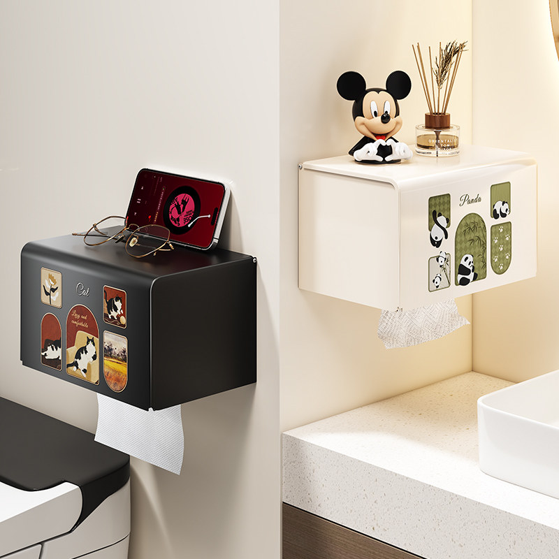 卫生间厕纸盒2025新款厕所壁挂纸巾盒卷纸抽纸卫生纸置物架免打孔,家庭/个人清洁工具,卷纸器/纸巾架,淘宝优惠券,粉丝福利购,淘宝优惠卷