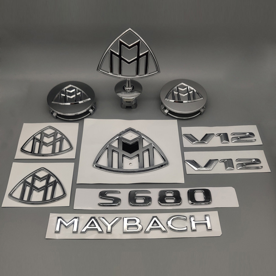 适用奔驰迈巴赫车标s450标志s560立标s600车标s级 改迈巴赫原厂标