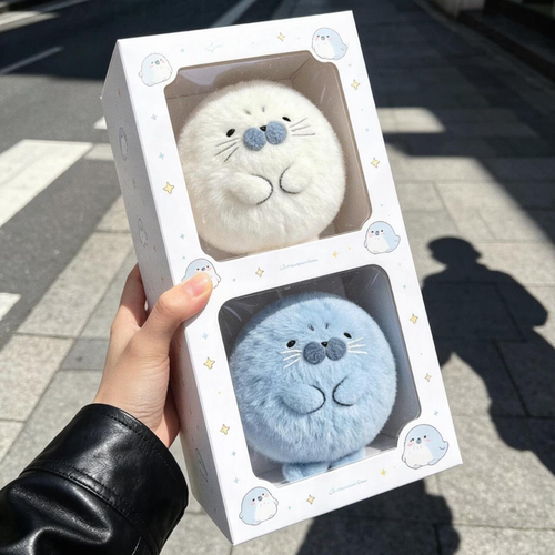 四号海豹团子挂件毛绒公仔玩偶钥匙扣高颜值包饰送朋友生日礼物