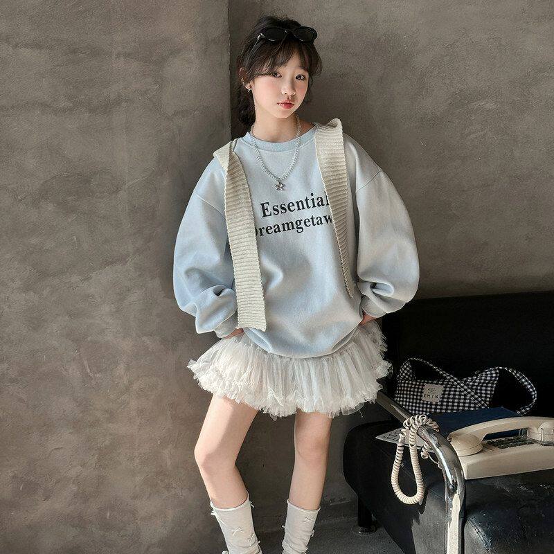 女童洋气卫衣春秋2026新款儿童女孩超好看上衣女大童长袖春装批发